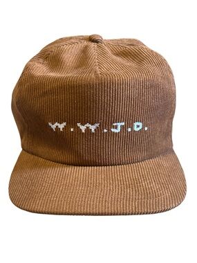 Elevated Faith Corduroy Snapback Hat Brown Christian Streetwear Cap OSFA